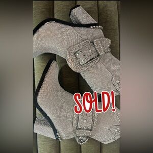 Rhinestone Boots, Brand- Dolls kill, Size 6, New- never worn!